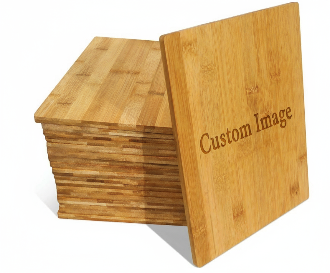 Custom Bamboo Cutting Board – 12" x 9"