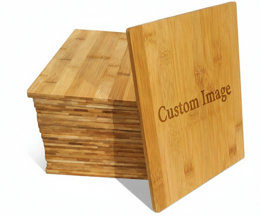 Custom Bamboo Cutting Board – 12" x 9"
