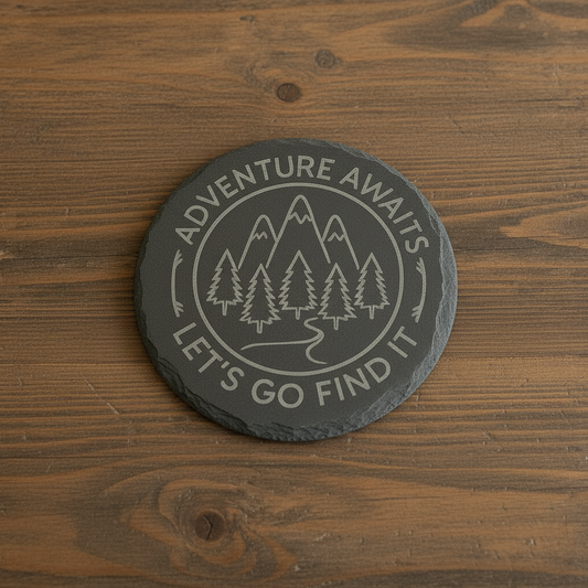 Adventure Awaits Single Coaster on Wood