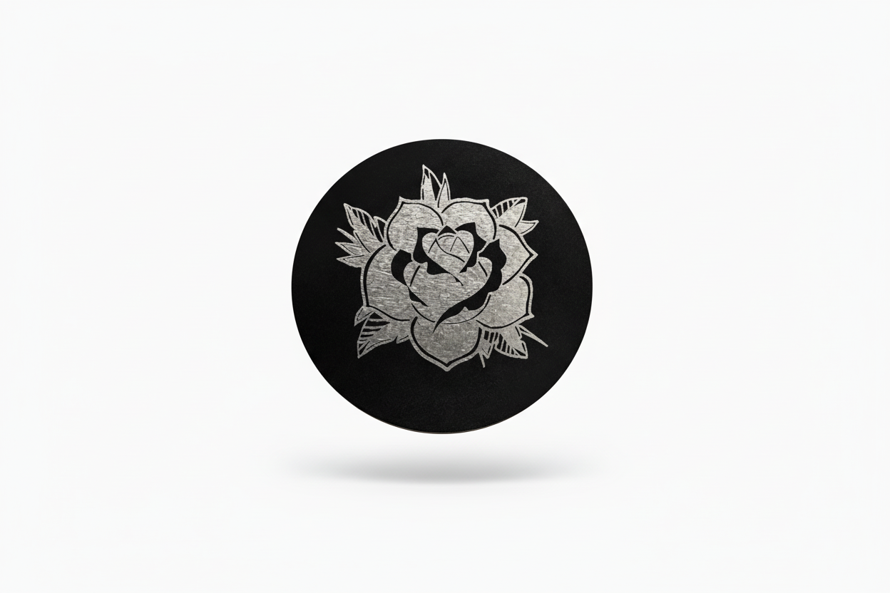 Engraved rose coin only