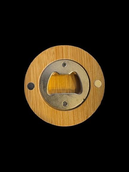 Wake Up & Smell the Race Fuel Bamboo Bottle Opener