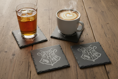 Only 4 Wizard Crest Coasters